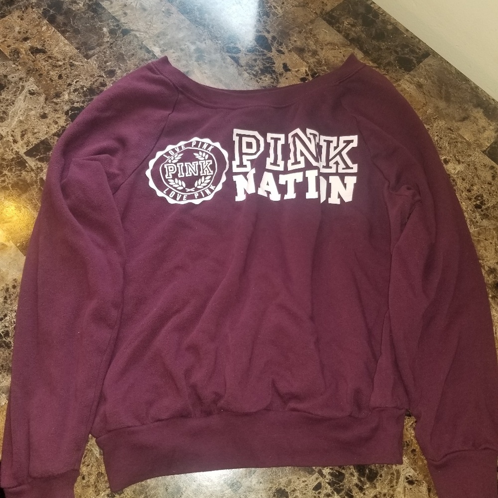 PINK sweatshirt xs